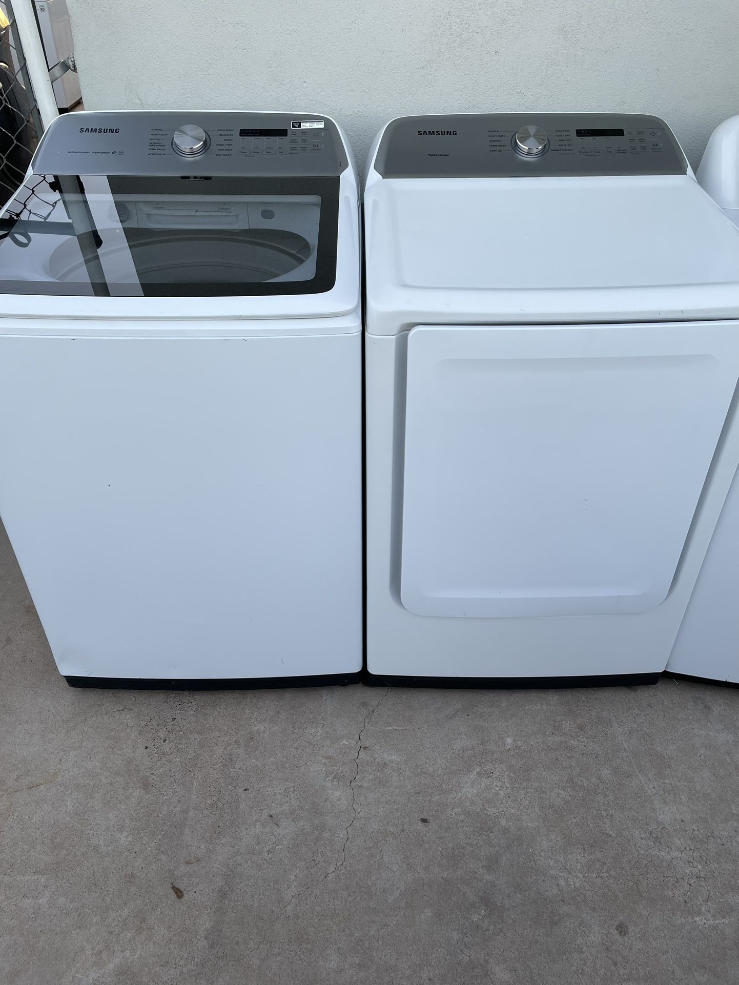 Samsung Washer and Samsung Dryer