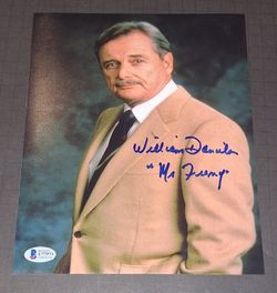 🔥William Daniels Signed Autographed 8x10 Beckett COA Boy Meets World Mr. Feeny🔥