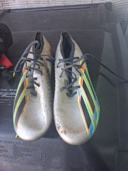 Messi top of the line soccer shoes
