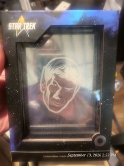 Star Trek Spock Holographic Collectible Frame