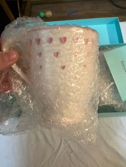 Tiffany co heart tea mugs