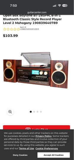 Boytone cd/record/cassette player