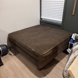Brown Ottoman 