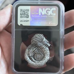 2025 RELEASEAZTEC MAYAN DRAGON DRAGONS OF THE WORLD  $1 1OZ ULTRA HIGH RELIEF ANTIQUED