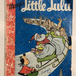 Marge’s Little Lulu January 1949 Vol. 1 No. 7 Dell Comics Christmas