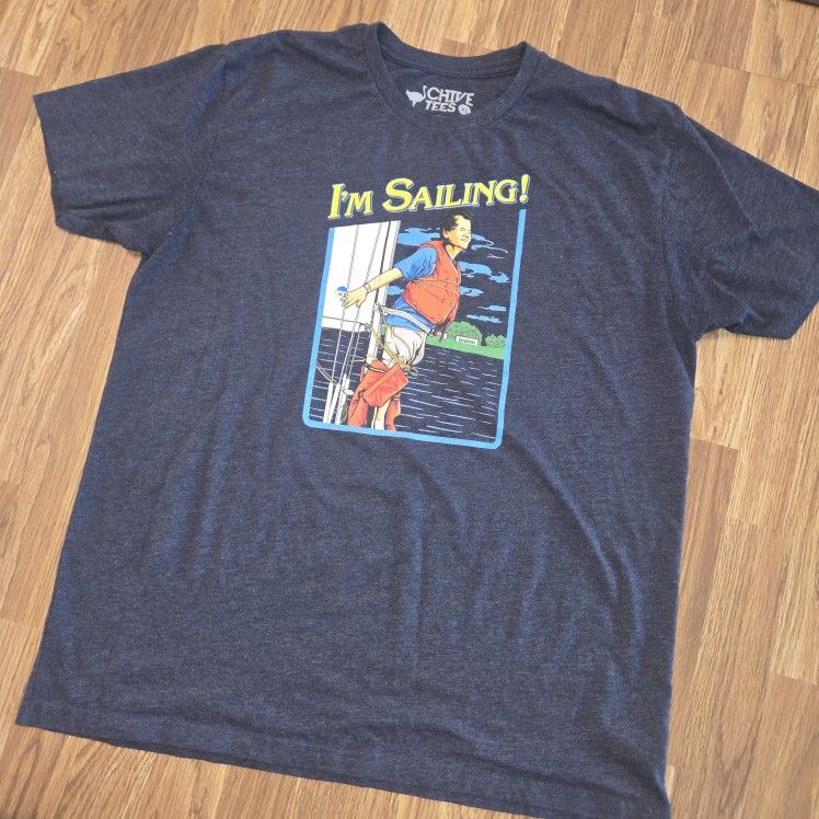 Rare Bill Murray What About Bob I'm Sailing The Chive Soft Shirt XL