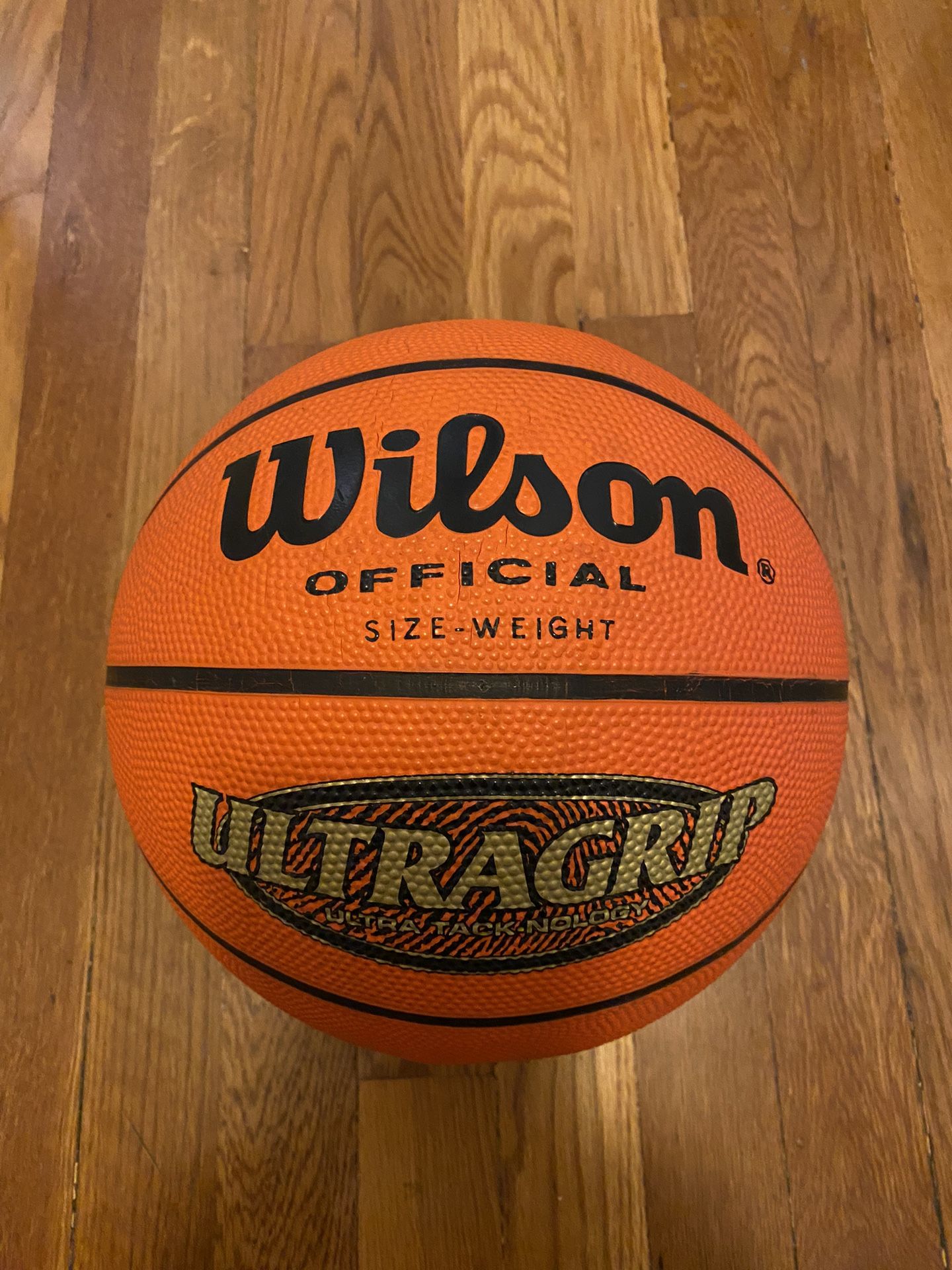 NBA Wilson Ultragrip Ultra Grip Official Size Weight Ultra Tack-Nology Rubber Basketball 29.5 / 7