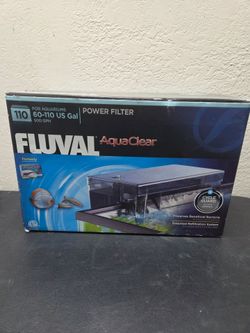 Fluval aquaclear 110 aquarium water filter good for tanks (60-110 us gallons)