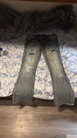Purple jeans