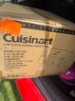 Cuisinart Chef's Style Portable Tabletop Grill CGG-306