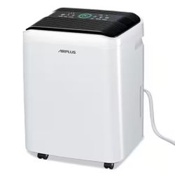 50 pt. 4,500 sq. ft. Dehumidifier in White with Drain Hose and Bucket, Auto Defrost, Low Noise, Dehumidify Efficiently