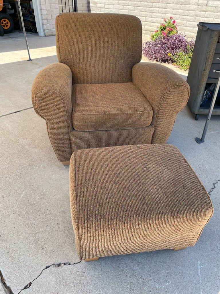 Chair & Ottoman