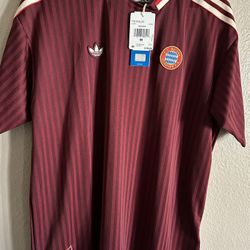 Adidas FC Bayern Munich Icon Soccer Jersey Shadow Red JF0595