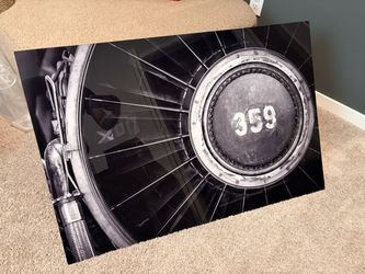 24” x 36” Gloss metal printed art