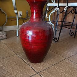 Red Vase