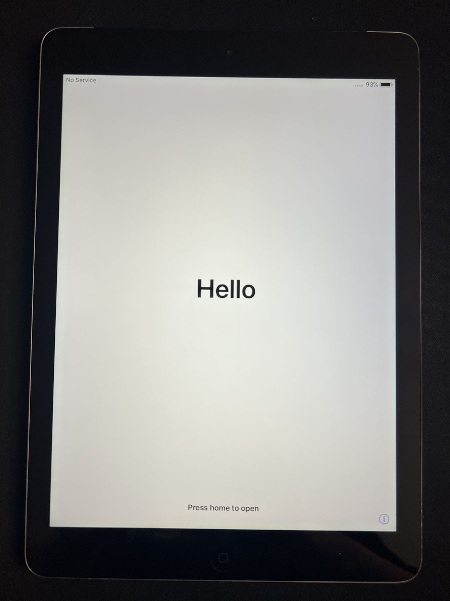 Used IPad Air 9.7 Inch 32GB WiFi & Cellular Silver/Gray 