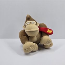 2016 Nintendo Super Mario Donkey Kong 6" Plush Stuffed Animal 64 Kart Gorilla
