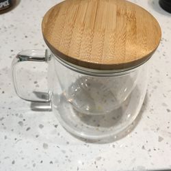 Tea Infuser Glass Mug