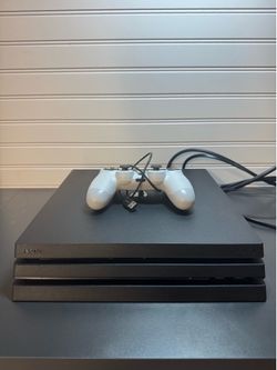 PlayStation 4 with controller