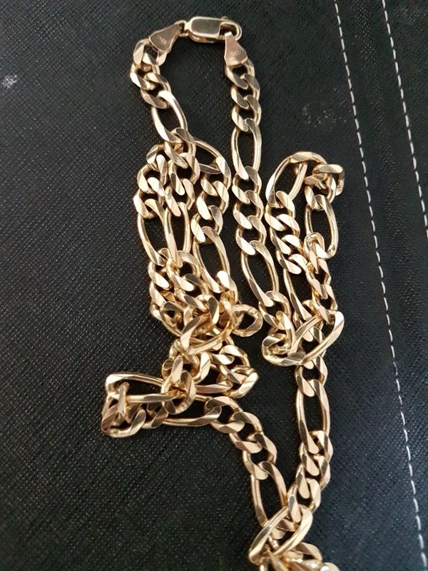 14 Kilates Oro Italiano Cadena Unisex