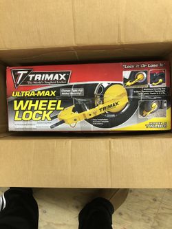 TRIMAX ULTRA MAX TRAILER WHEEL LOCK