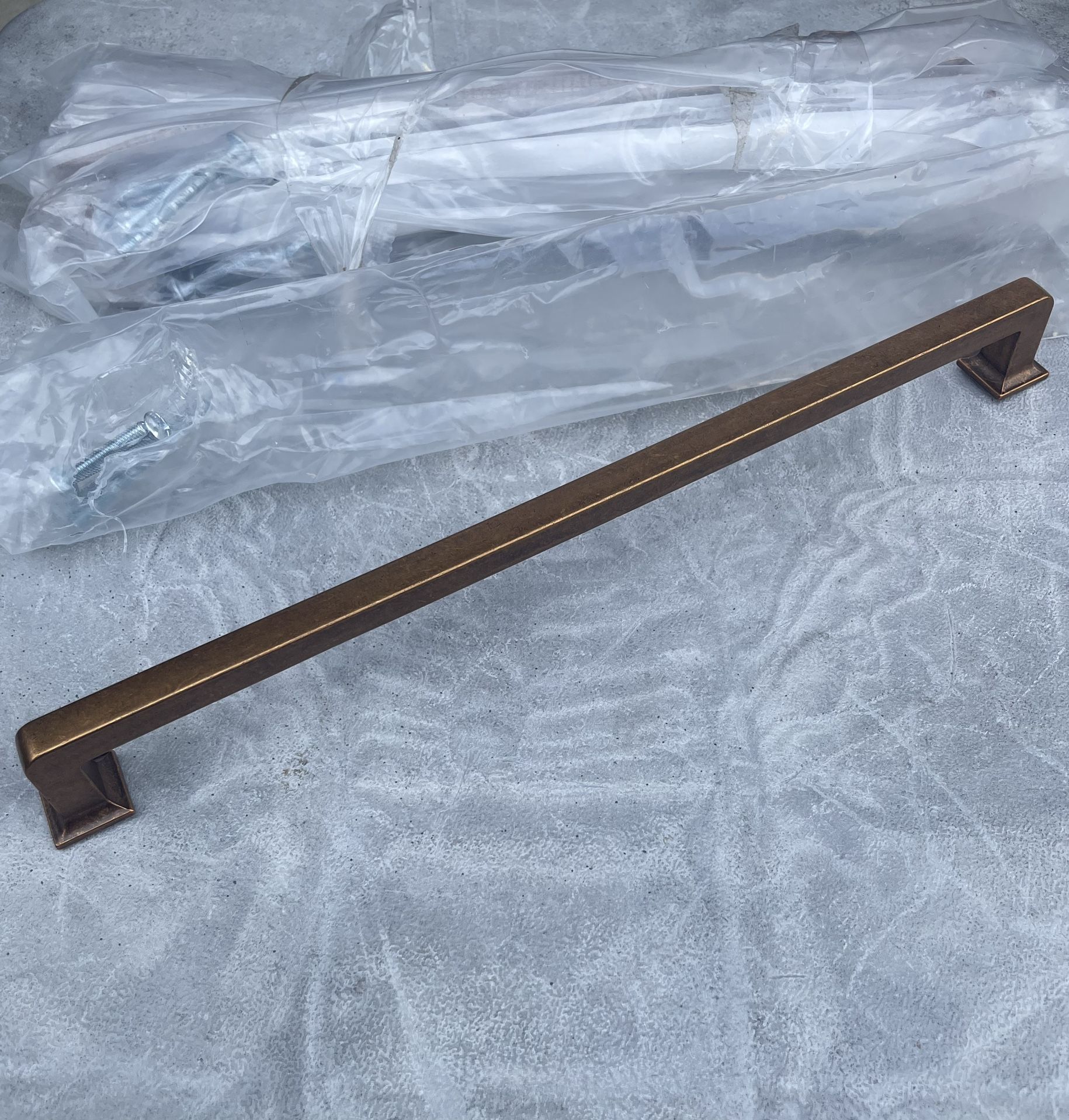 6 Zinc Antique Brass Pull Handles