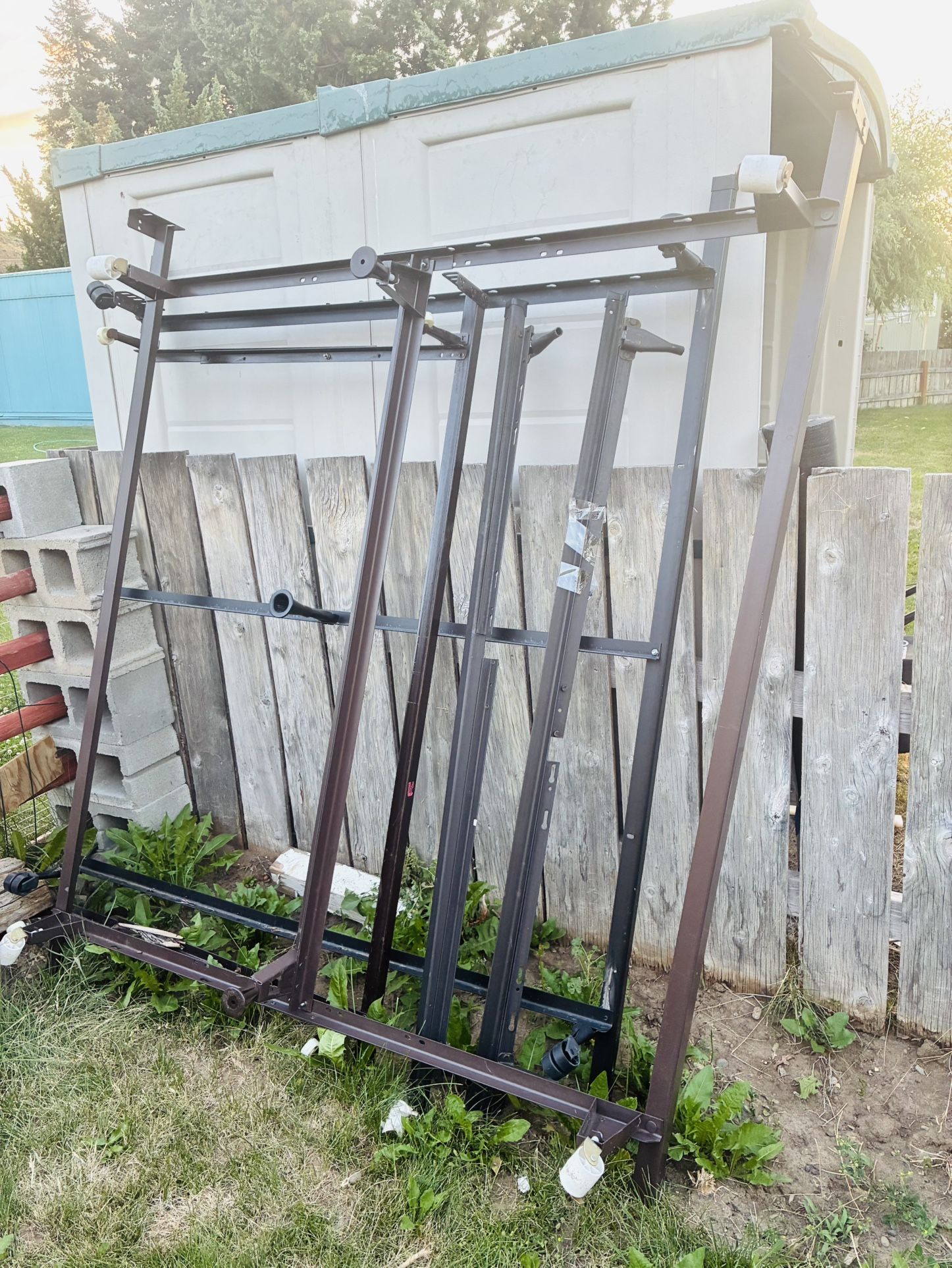 Price is for each bed frame -A few Bed frames (Hollywood frame style) size twin/full and also size Queen. $90 each bed frame-pick up here in yakima cl