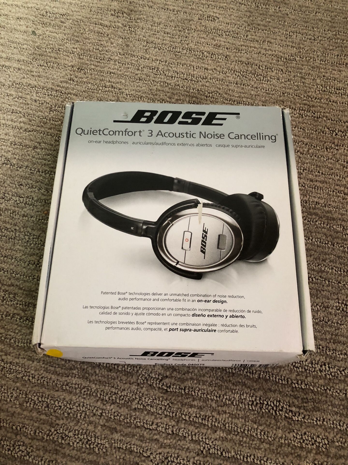 Bose quit comfort 3 acoustic noise cancelling