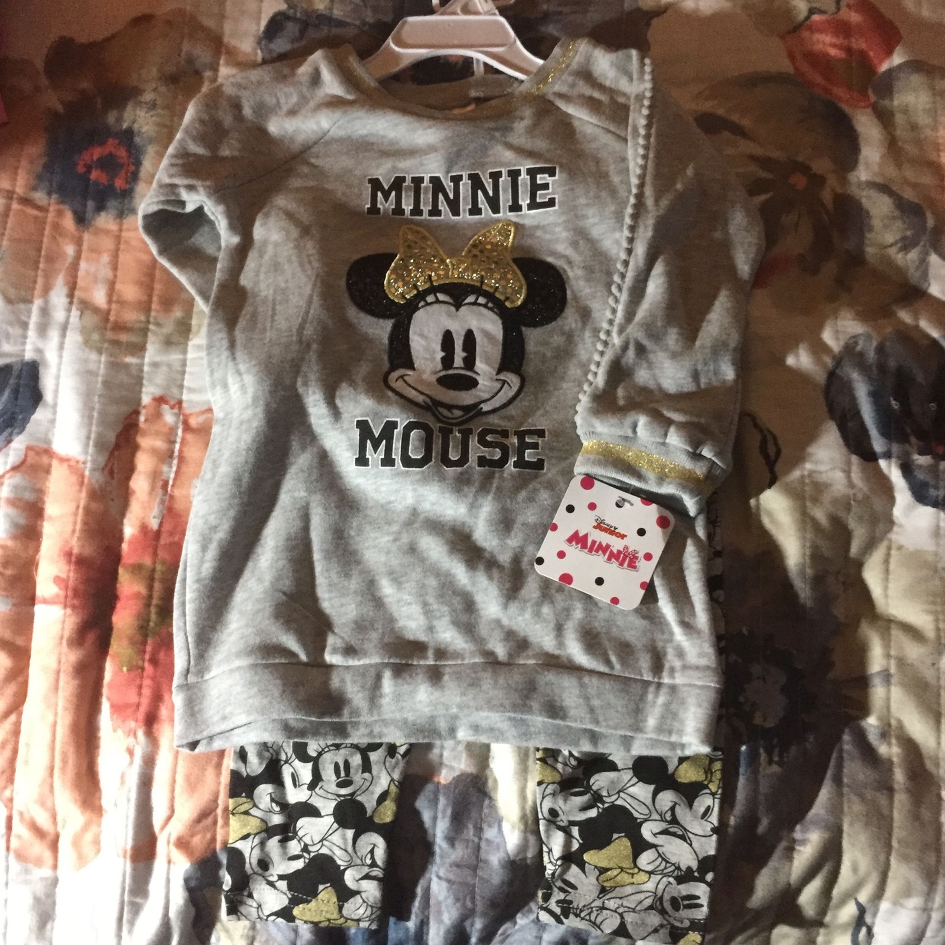 2 Piece Minnie Outfit 3t-5t