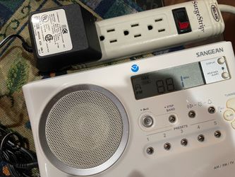 C. Crane Sangean Sonido Radio AM/FM/TV Weather Alert