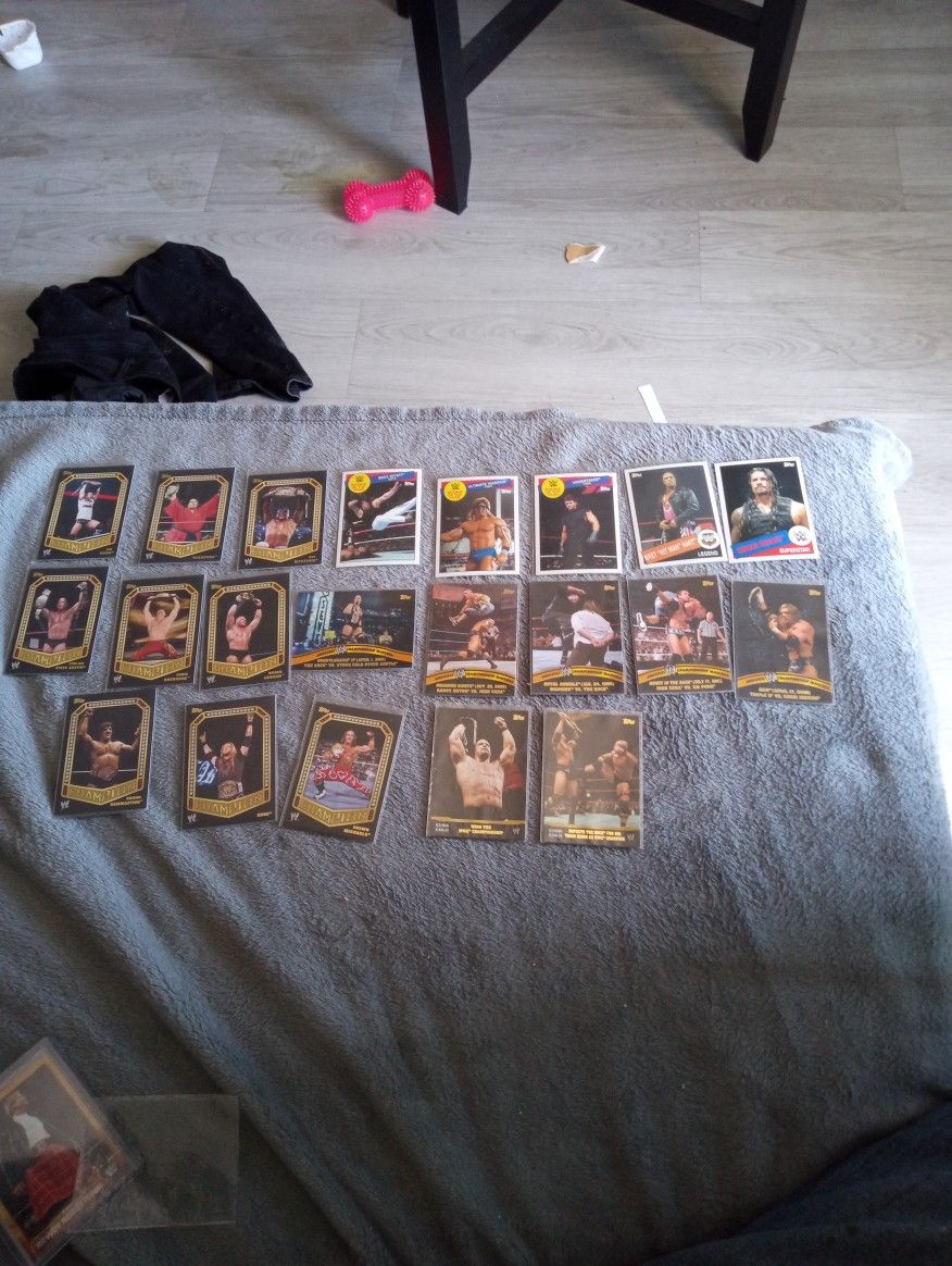 2015 Wwe Insert Cards Lot