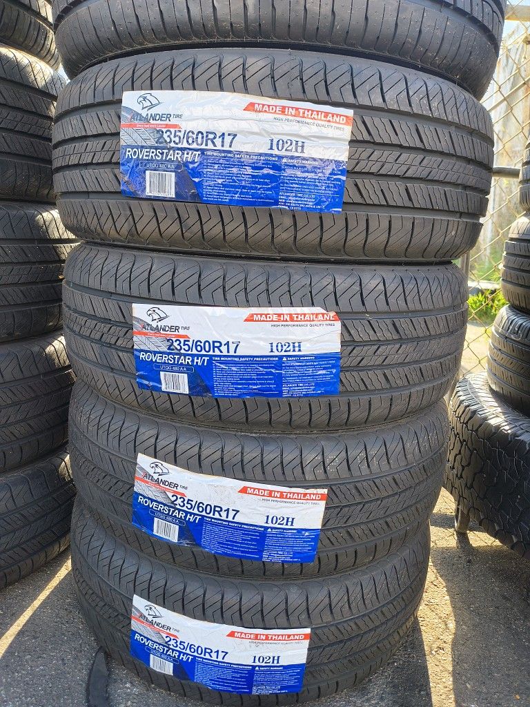 235/60/17 New Tires Set Of 4 Atlander Installed And Balanced Set De 4 Llantas Nuevas Instaladas Y Balanceadas