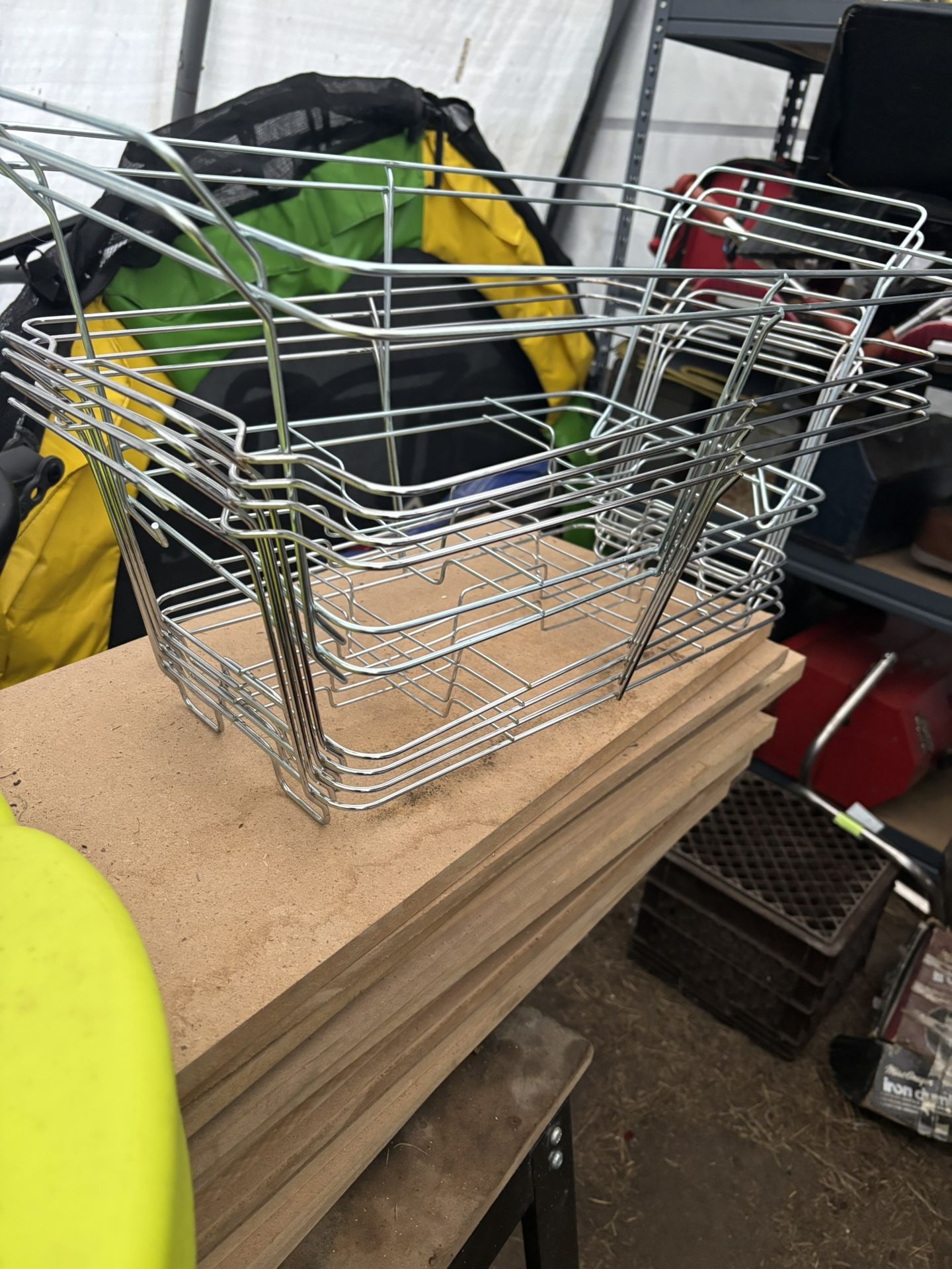 Chafing Dish Racks 6. Light Gauge 20x12 Aluminum Pans Fit In It. 5$ Each