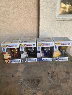 Marvel Iron Man 3 Funko Pop! Collection (Set of 4) -Vaulted/Retired