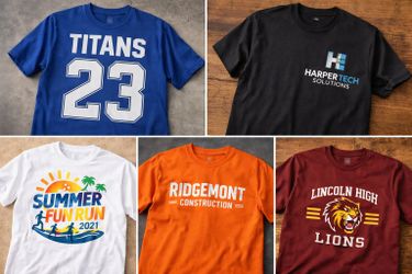 Custom T-Shirts for Teams, Businesses & Events – Local Printing