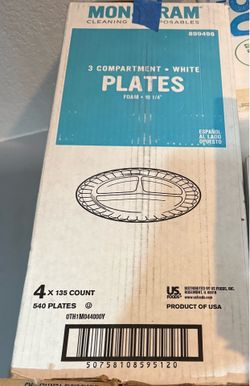 3 compartment plates