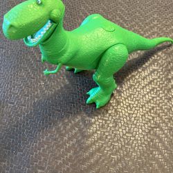 Disney Pixar Toy Story 4 Rex Dinosaur Posable Figure Mattel 2018 8" Tall
