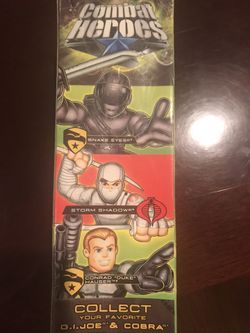 G.I. JOE Combat Heroes toys- collection