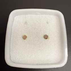 10K and 14K Gold Earrings Broqueles Oro