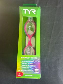 New TYR Youth Kids Swim Goggles