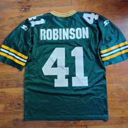 Starter Vintage Green Bay Packets Eugene Robinson Size Large Super Bowl Champions Vintage 