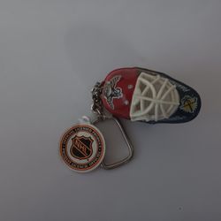 Florida Panthers Mini Goalie Helmet Keychain With Tags
