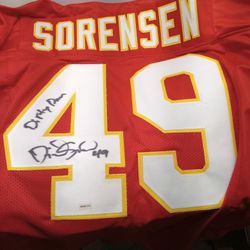 Daniel Sorensen AUTOGRAPHED Chiefs Jersey COA