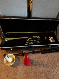 Tenor trombone with f-attachment trigger