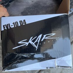 Skar Amp And Subwoofer 