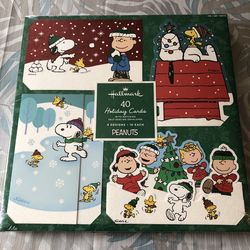 Hallmark Peanuts 40 Holiday Cards - NEW Sealed