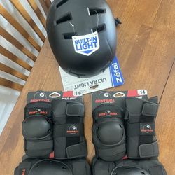 Helmet And Safety pads 