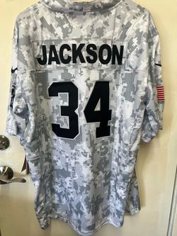 Bo Jackson #34 Raiders Salute to Service Jersey New Size XL