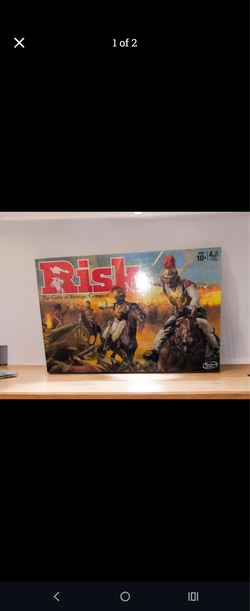 RISK Strategic Conquest Board Game 2015 Edition Complete Nice War Battle Perfect