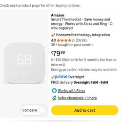2 Amazon Smart Thermostat